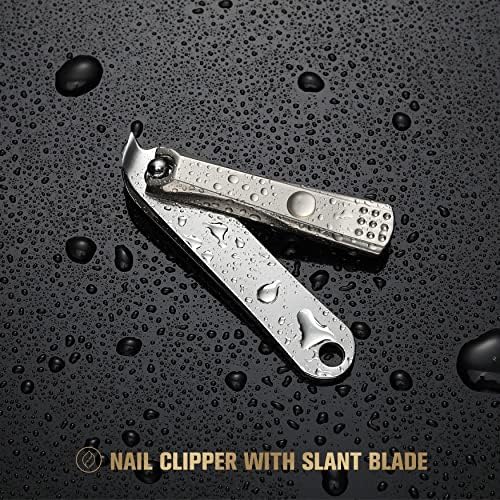 FERYES 4 Piece Stainless Steel Nail Clipper Set for Fingernails and Toenails - Image 3