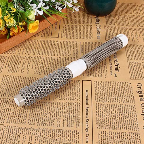 Ceramic Iron Round Styling Comb with Nylon Teeth, 19mm Diameter, Professional Salon Quality - Image 4