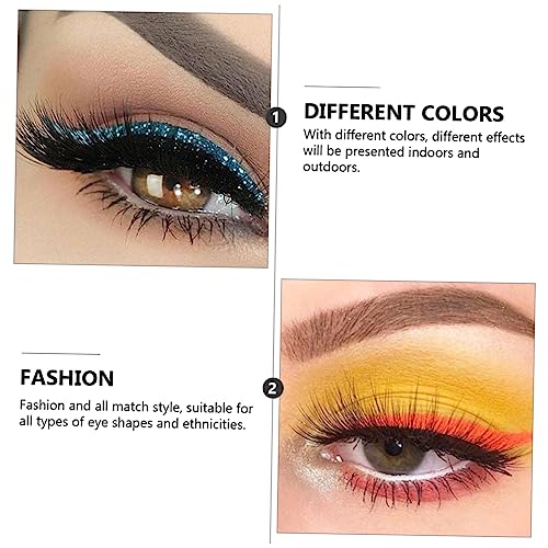 6pcs Eyeliner Invisible Eyelid Stickers Korean Eyelid Tape Glitter Eyelid Tape Adhesive Eye Line Glitter Tape Instant Eyelid Sticker Plastic Beauty Products Double Eyelid - Image 6
