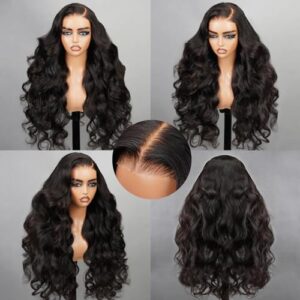 20 Inch Body Wave Glueless Lace Front Human Hair Wig 220% Density