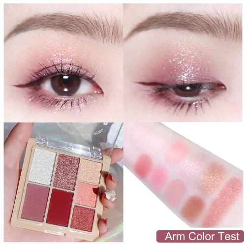 7 Color Waterproof Eyeshadow Palette 8g Creamy Blendable Formula All-Day Wear - Image 3