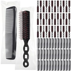 72 Piece Individually Wrapped Hair Brush and Comb Set for Women and Charities