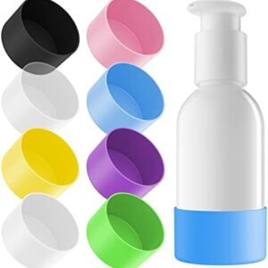8 Pack Washable Silicone Non-Slip Sleeves for 12-24 oz Bottles