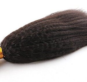 8A Hair Weft 18" Chinese Virgin Remy Grace Hair Products Human Hair Extension Kinky Straight Hair Bundles 1pcs/lot 100gram Natural Colour Hair Weave