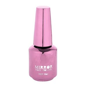 8ml Quick Dry Mirror Effect Chrome Metallic Nail Polish for Long Lasting Glossy Finish