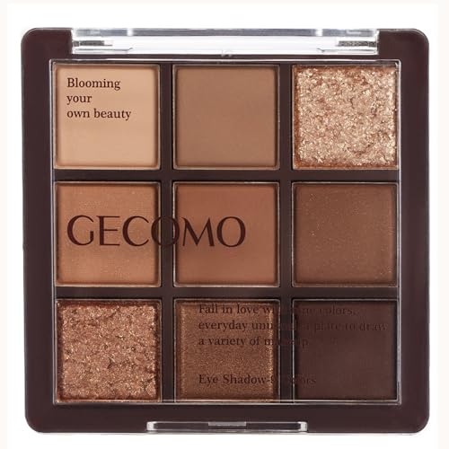 9 Color Waterproof Chocolate Eyeshadow Palette for Long-Lasting Vibrant Eye Looks