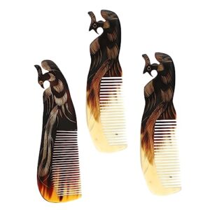 9 Pcs Phoenix Horn Comb Teasing Combs for Women Horn Hair Comb Scalp Massagers Styling Hair Comb Hair Brush for Women Tools Hair Accessories Woman Comb Hairbrush Girl Horns Women's