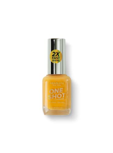 Absolute New York One Shot Nail Polish 0.5 fl oz Sunflower Yellow New