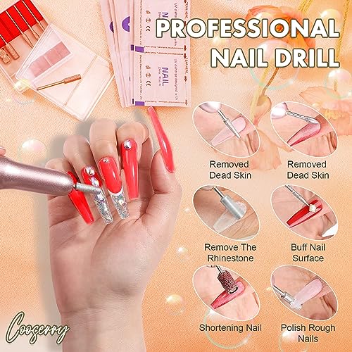 Acrylic Nail Kit with Drill - 24 Colors of Glitter Acrylic Powder And Liquid Monomer Set for Beginners Nails Set - Nail Kit Set Professional Acrylic with Everything for Nail Extension - Image 3