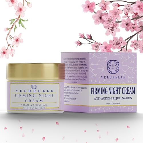 Advanced Firming Night Cream with Matrixyl 3000, Lactobacillus Ferment Lysate, Fision Hydrate, Hyaluronic Acid, Argan & Macadamia Nut Oil, Firmer, Hydrated, Radiant Skin, Targets Fine Lines & Wrinkles