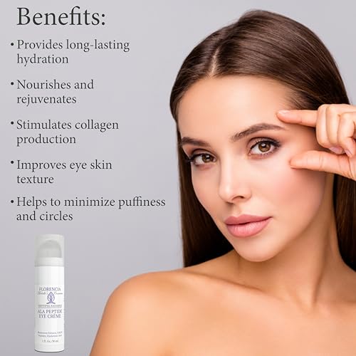 ALA Peptide Eye Cream - Anti Aging Under Eye Repair Cream for Wrinkles, Fine Lines, Dryness. Nourishing, Firming, Hydrating & Moisturizing, Soothing Eye Cream with Hyaluronic Acid & Peptides - Image 4
