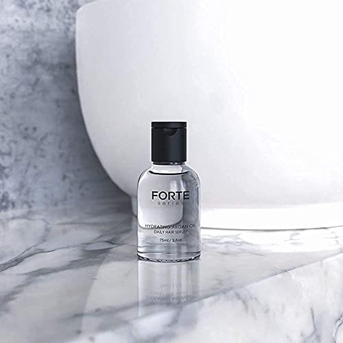 Alex Costa Hydrating Argan Oil Daily Hair Serum by Forte Series Sulfate Free Argan Hair Oil for Men Hair Serum for Dry Damaged Hair, for Styling Hair (75 ml / 2.5 oz) - Image 6