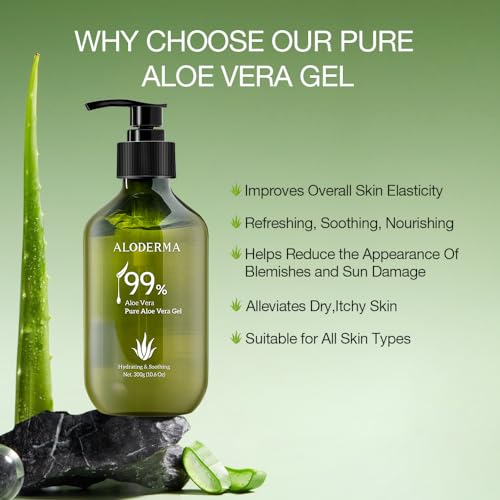 All Purpose Aloe Vera Gel Set - 6 Pieces - 300g Aloe Vera Gel, 300g Aloe Vera Gel + Tea Tree Oil, 200g Aloe Vera Gel, 2pcs x 114g Aloe Vera Gel & 45g Aloe Vera Gel - Image 4