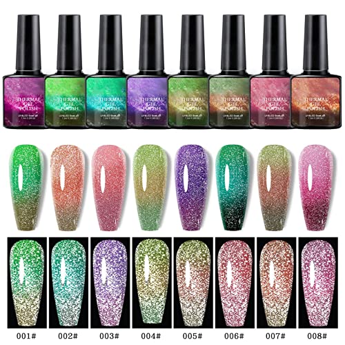 All Seasons Nail Polish Quick Dry Chip-Resistant and Long-lasting Nail Polish Set Neutral Nude Glitter Trendy Solid Nail Kit Nail Art Manicure Home Salon Gift for Women Warehouse Sale - Image 4