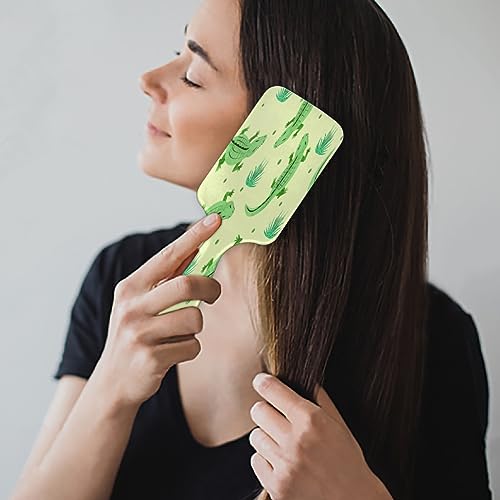Alligator Wet Hair Brush for Women Men Detangling Travel Brush Glide Through Tangles with Ease Pain-Free Comb for Wet, Curly, Short, Thick, Long Hair and All Hair Types - Image 7