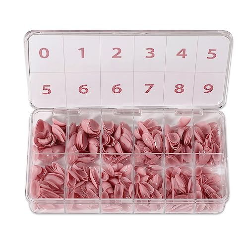 Allkem Soft Gel Nail Tips - Extra Short Almond Neutrals - Chic | 504 Pcs 12 Sizes Short Full Cover Nail Kit - Image 6
