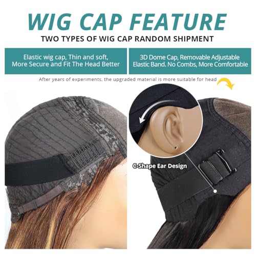 Allove 24 Inch Honey Blonde Ombre Body Wave 180% Density HD Lace Closure Wig - Image 4