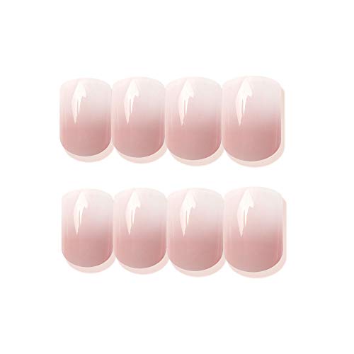 Allstarry 120pcs Ombre French Fake Nail Gradient Nude Short Press on Nails Full Cover Acrylic Nail Tips for Nail Art DIY Decoration - Image 6