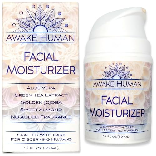 Soothing Aloe & Green Tea Moisturizing Cream for Dry Sensitive Skin, 4 oz