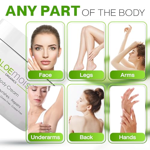 Aloe Vera 8 oz Anti-Aging Body Lotion for Deep Hydration and Skin Repair - Image 4