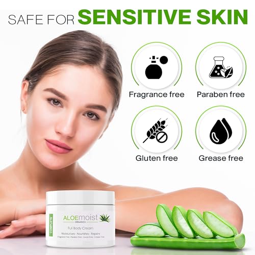 Aloe Vera 8 oz Anti-Aging Body Lotion for Deep Hydration and Skin Repair - Image 5