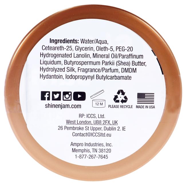 AmPro Shine-n-Jam Shea Edges Gel for Women 2.25 oz Hair Styling - Image 2