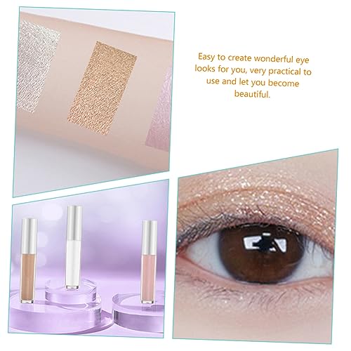 Angoily 3pc Monochrome Glitter Eyeshadow Set for Women - Liquid, Polarized - Image 4