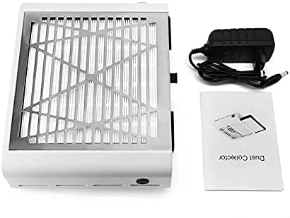 AONOLOVO Nail Dust Collector, Powerful Nail Vacuum Dust Collector Nail Tech Extractor Fan Manicure Tool for Acrylic Nails Removal, White - Image 9