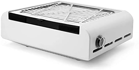 AONOLOVO Nail Dust Collector, Powerful Nail Vacuum Dust Collector Nail Tech Extractor Fan Manicure Tool for Acrylic Nails Removal, White - Image 8