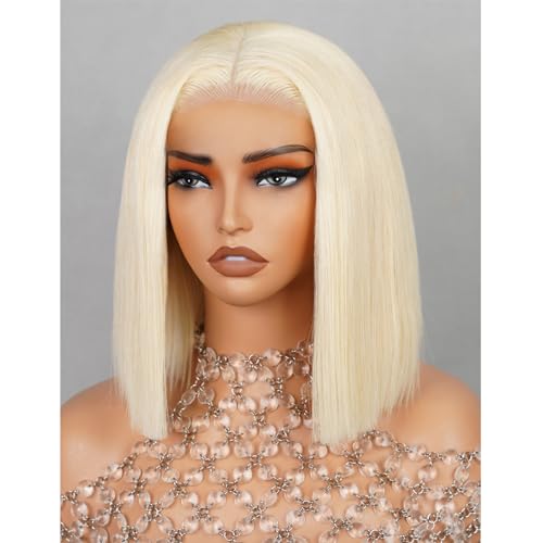 Arabella 613 Bob Wig Human Hair Ready to Go Glueless Wig 200% Density Straight 613 Bob Wigs Human Hair Pre Plucked with Baby Hair((10inch, 4x4 Glueless Bob)) - Image 7