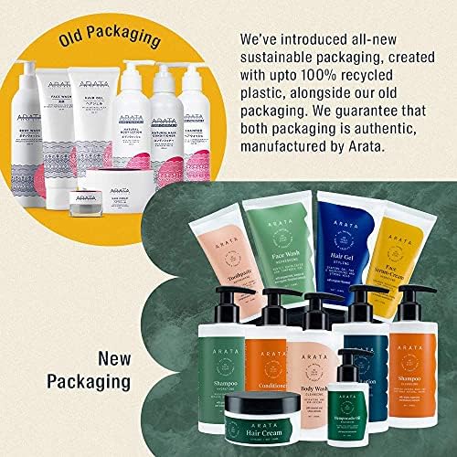 Arata Natural Curl Defining Hair Styling Combo with Hair Gel & Hair Cream for Women & Men || All Natural,Vegan & Cruelty Free || for Nourishing,Styling & Strong Hold (250 ml) - Image 5