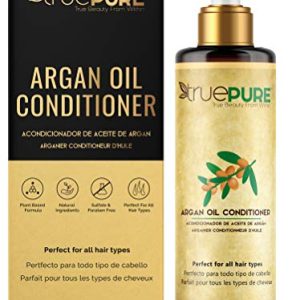 Argan Oil Conditioner (8 oz.) Deep Conditioner, Hair Treatment for Dry, Damaged Follicles, Split Ends | Sulfate, Paraben, Fragrance Free | For Men & Women | Made in USA