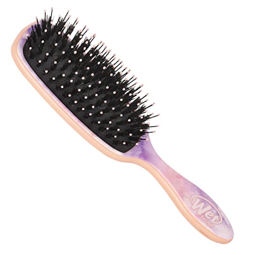 Argan Oil Infused 9-Inch Paddle Brush for Smooth Shiny Hair - Image 4