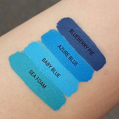 Aromi Baby Blue Matte Liquid Lipstick 0.14 oz Waterproof Vegan Light Sky Blue - Image 5