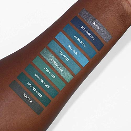 Aromi Baby Blue Matte Liquid Lipstick 0.14 oz Waterproof Vegan Light Sky Blue - Image 3