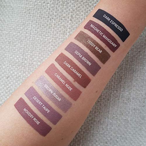Aromi Light Brown Frosty Nude Shimmery Metallic Liquid Lipstick 0.14 oz Vegan Handmade - Image 5