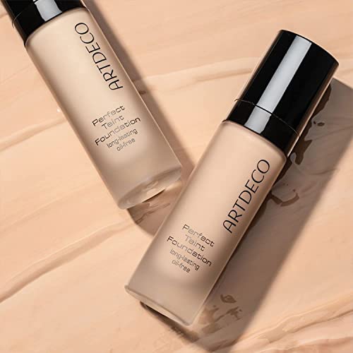 ARTDECO Perfect Teint Foundation - Pure Porcelain N°04 - Lightweight Liquid Formula - Medium to Full Coverage - Without Mask-Like Effect - Conceals Imperfections - Vegan Makeup - Hyaluron - 0.67 Fl Oz - Image 3