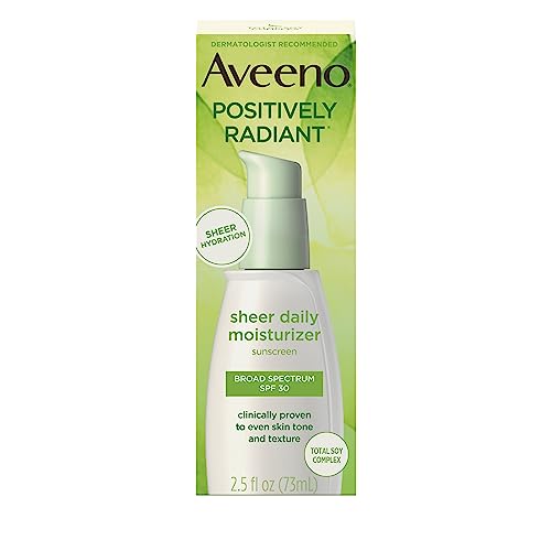 Aveeno Radiant Sheer Moisturizer SPF 30, 2.5 oz