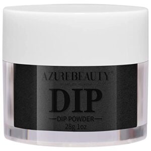 AZUREBEAUTY 1 Oz Black Dip Powder Kit for French Manicures Odor-Free No UV Lamp Required