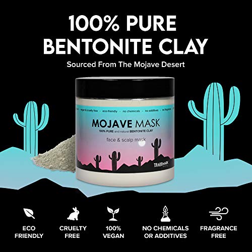 Babe Waves Trademark Beauty Mojave Mask With Facial Set - Bentonite Clay Face Mask, Organic Detox, Natural Pore Cleanse, Accessories Included - 16 Oz - Image 9