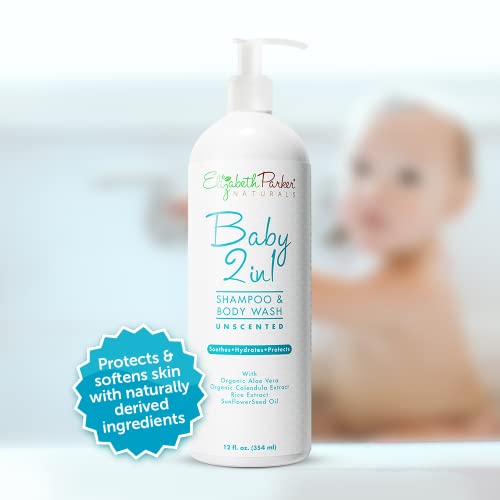 Baby Body Wash & Shampoo - Toddler Wash for Sensitive & Delicate Skin - Hypoallergenic & Fragrance Free Baby Shampoo - Tear Free Shampoo - Moisturizing Baby Wash & Shampoo 12oz - Image 3