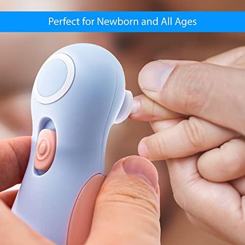 Baby Nail Trimmer Electric for Babies Toddler Infant Baby Needs Baby Nail Clippers Baby Manicure Set for Baby Toddler Nail Clippers Newborn (Yellow) - Image 2