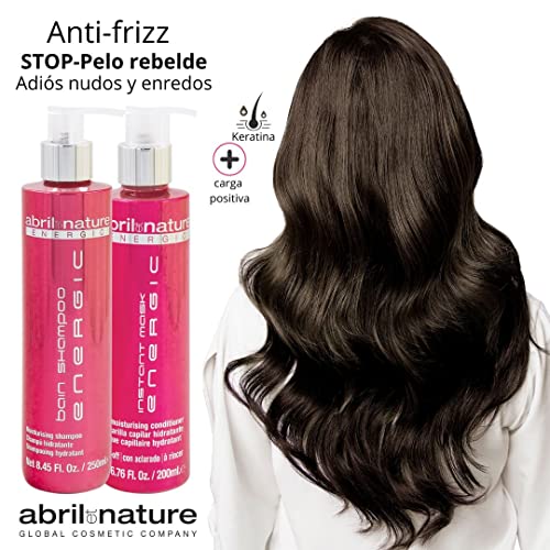 Bain Shampoo Energic - Keratin Hair Shampoo - 250 ml - Repairing Shampoo for Dry Hair - Restores Strength to the Hair Fibre - Powerful Anti-Frizz - Hair Care - Image 3