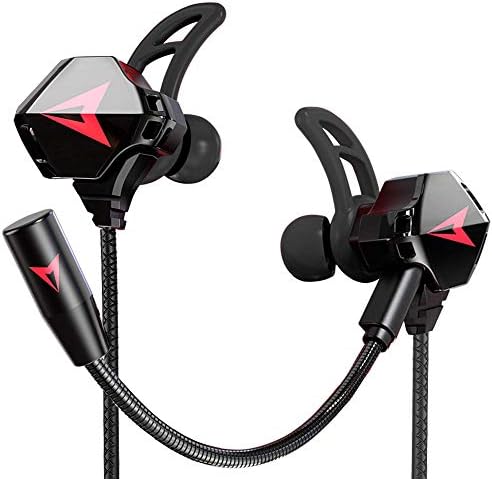 Battle Buds Pro Wired Gaming Earphones Black Dual Mic Mute Volume Control for Mobile Switch Xbox PS PC