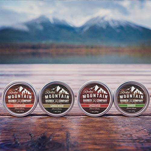 Beard Balm Variety Pack - 4 Beard Balm Samples (1 oz each) Made with Natural Oils, Butters & Rich in Vitamins & Minerals - Argan Oil, Shea Butter, Coconut Oil, & Jojoba Oil - Image 3