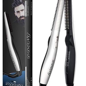 Beard Straightener Comb,Hot Comb,Quick Electric Heated Brush Beard Styler for Men, Travel Portable Styling Comb beard iron, Beard Straightening Brush