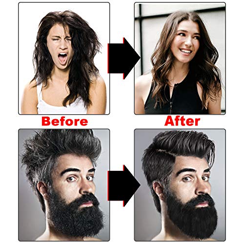 Beard Straightener Comb,Hot Comb,Quick Electric Heated Brush Beard Styler for Men, Travel Portable Styling Comb beard iron, Beard Straightening Brush - Image 6
