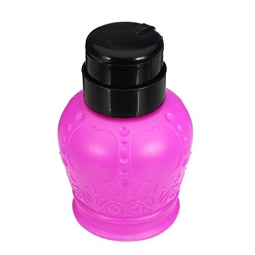 Beauticom 250ml Purple Nail Polish Liquid Dispenser for Effortless Application and Storage