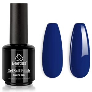 Beetles Cobalt Blue Gel Nail Polish 15ml Soak Off UV LED Cured for DIY Nails