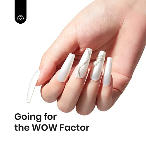 Beetles Gel Nail Polish, 1 Pcs 15ml Pearl White Shell Pearlescent Gel Polish Pearl Shimmer Gel Soak Off Nail Art Manicure Salon Nail Design Nail U V LED Lamp Needed Home DIY Manicure - Image 5